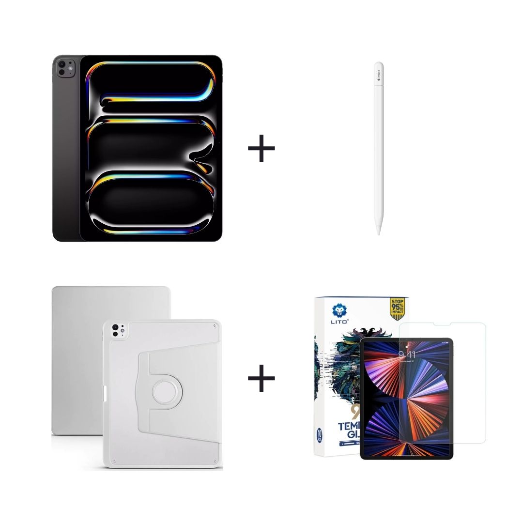 Piri Resi Set 2 - iPad Pro 13 inç M4 Uzay Siyahı Paket