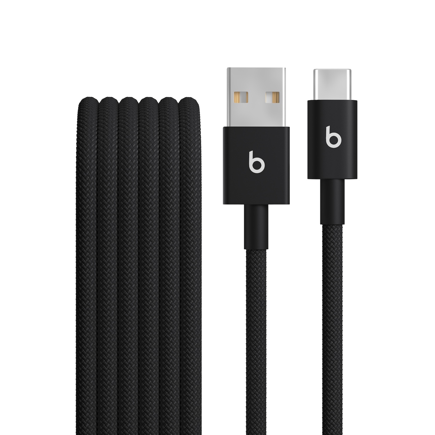 Beats USB-A – USB-C Örgü Kablo (1,5 m) Jet Siyah MDGG4EE/A