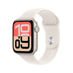 Apple Watch SE 3 GPS 44mm Yıldız Işığı Alüminyum Kasa Yıldız Işığı Spor Kordon M/L MEHJ4TU/A