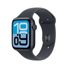 Apple Watch SE 3 GPS + Cellular 44mm Gece Yarısı Alüminyum Kasa Gece Yarısı Spor Kordon S/M MEPH4TU/A