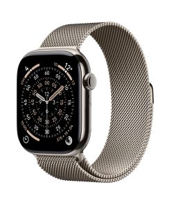 Apple Watch Series 11 GPS + Cellular Natürel Titanyum Milano Loop