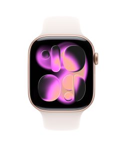 Apple Watch Series 11 42mm GPS Roze Altın Alüminyum Kasa Ekran