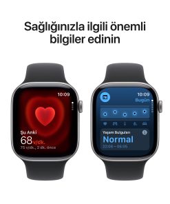 Apple Watch Series 11 42mm GPS Uzay Grisi Alüminyum Kasa Sağlık