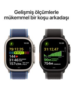 Apple Watch Ultra 3 Siyah Titanyum Antrenman