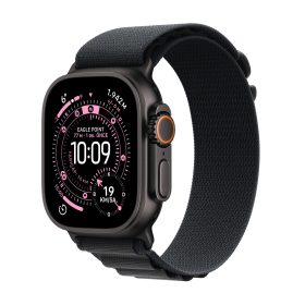Apple Watch Ultra 3 GPS + Cellular 49mm Siyah Titanyum Kasa Siyah Alpine Loop S MF0Q4TU/A
