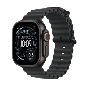Apple Watch Ultra 3 GPS + Cellular 49mm Siyah Titanyum Kasa Siyah Ocean Kordon MF0J4TU/A
