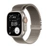 Apple Watch Ultra 3 Natürel Titanyum Milanese Loop