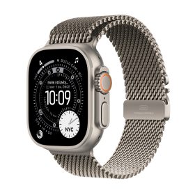 Apple Watch Ultra 3 GPS + Cellular 49mm Natürel Titanyum Kasa Natürel Titanyum Milano Loop L MF0E4TU/A