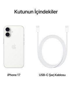 iPhone 17 Beyaz Kutu İçeriği
