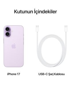 iPhone 17 Lavanta Kutu İçeriği
