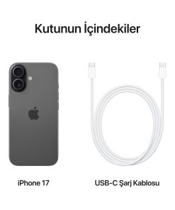 iPhone 17 Siyah Kutu İçeriği