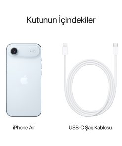 iPhone Air Gök Mavisi Kutu İçeriği