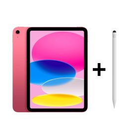 iPad Eğitim Seti 19 – iPad (A16) 128GB Pembe, Zagg Pro 2 Beyaz