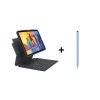 iPad Aksesuar Seti - Zagg Pro Keys 11 inç / Pro Stylus Kalem Mavi