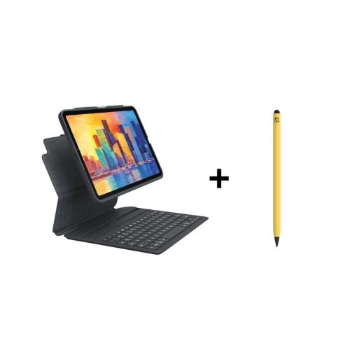 iPad Aksesuar Seti - Zagg Pro Keys 11 inç / Pro Stylus Kalem Sarı