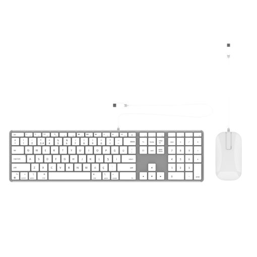 Zagg Kablolu Klavye & Mouse Set (USB-C) 103219794