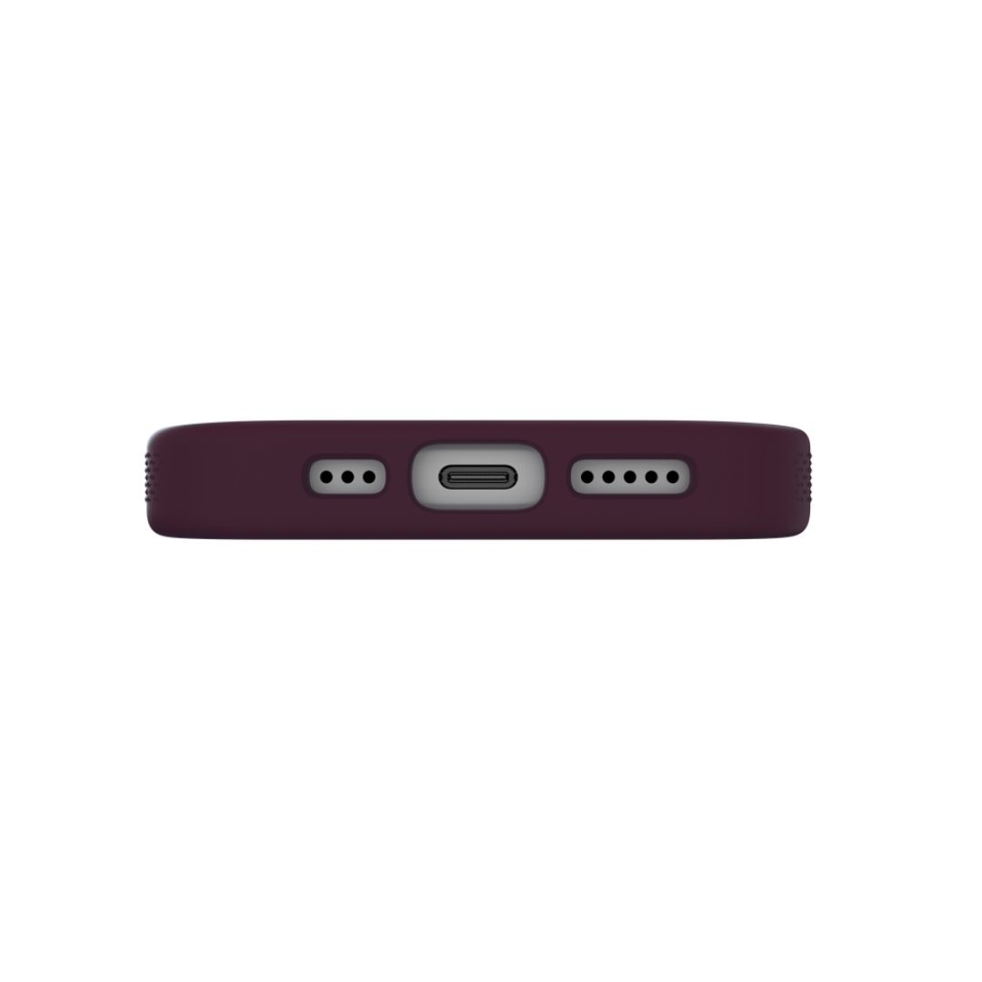 Zagg Cases Manhattan Snap Apple iP17 FG Bordo 702319060 Şarj Girişi