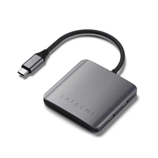 Satechi 4-Port USB-C Hub Kablolu Uzay Grisi ST-H4CPDM