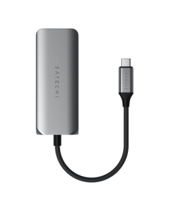 Satechi 4 in 1 USB-C Hub 2.5Gbit Ethernet Uzay Grisi ST-H3C25EM Kablo Uzunluğu