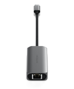 Satechi 4 in 1 USB-C Hub 2.5Gbit Ethernet Uzay Grisi ST-H3C25EM Kablo