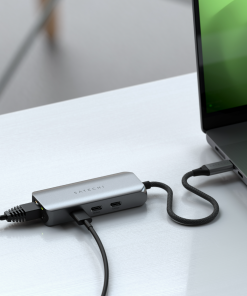 Satechi 4 in 1 USB-C Hub 2.5Gbit Ethernet Uzay Grisi ST-H3C25EM Kullanım