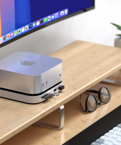 Satechi Mac Mini M4 Stand & Hub SSD Gümüş ST-GNMMES Uyumluluk