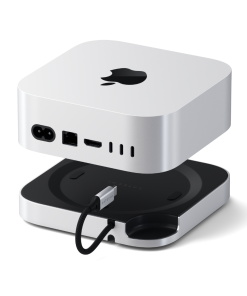 Satechi Mac Mini M4 Stand & Hub SSD Gümüş ST-GNMMES Yapı