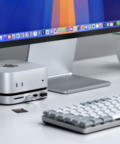 Satechi Mac Mini M4 Stand & Hub SSD Gümüş ST-GNMMES Kullanım