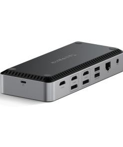 Satechi Triple 4K Display Docking Station EU Uzay Grisi ST-D4KTM-EU Bağlantı Noktaları