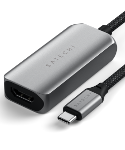 Satechi USB-C to HDMI 2.1 8K Adaptör Uzay Grisi ST-AC8KHM Giriş Bağlantı