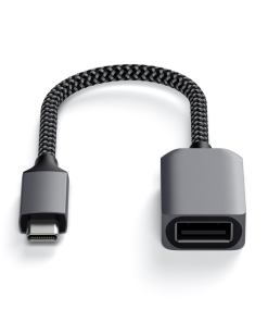 Satechi USB-C to USB 3.0 Adaptör Kablo Uzay Grisi ST-UCATCM Giriş Noktası