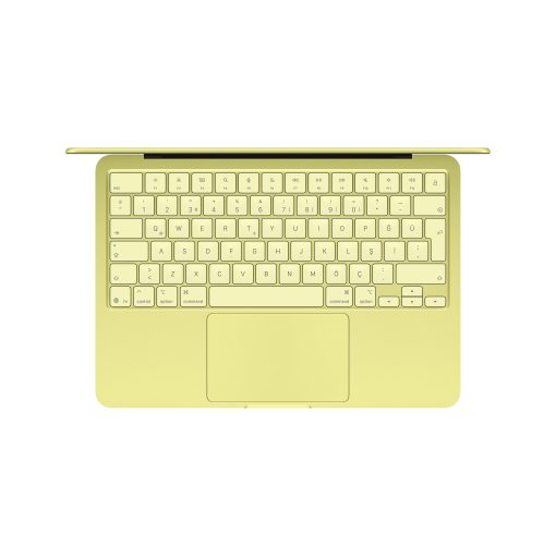 Macbook Neo 13 inç A18 Pro Puslu Sarı Klavye