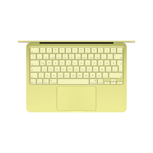 Macbook Neo 13 inç A18 Pro Puslu Sarı Touch ID Klavye