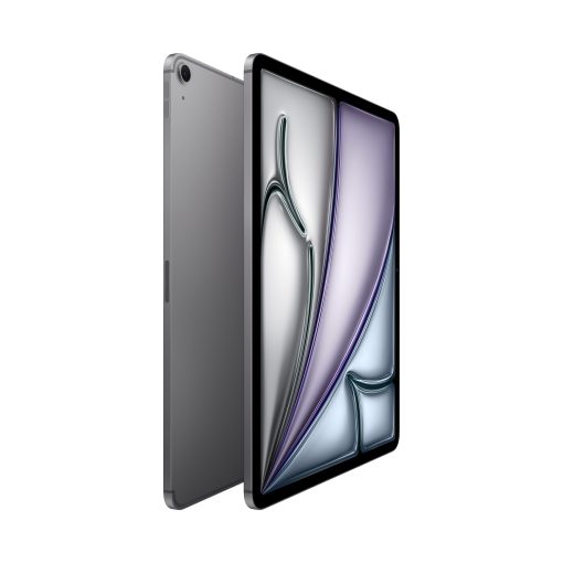 iPad Air 13 inç M4 Wi-Fi + Cellular Uzay Grisi Yan Görünüm