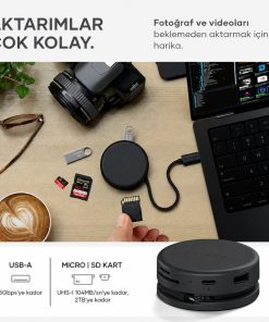 Satechi OntheGo 7 in 1 USB-C Slim Multiport Adaptör ST-POTG7C Bilgiler