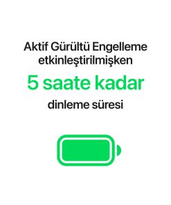 AirPods 5 ve Kablosuz Şarj Kutusu MKFT4TU/A Dinleme Süresi