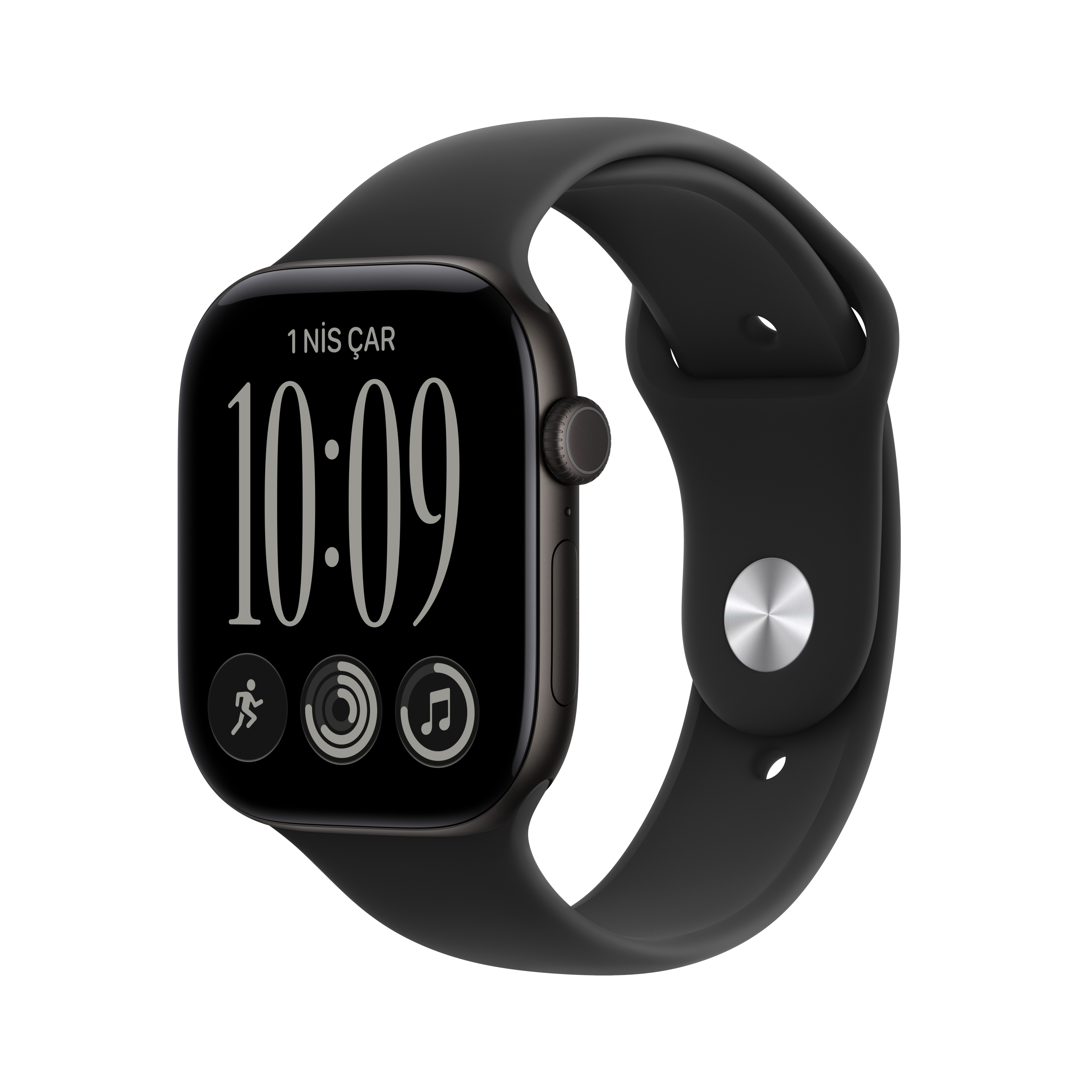 Apple Watch Series 12 GPS Siyah Alüminyum Kasa