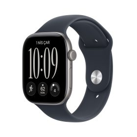 Apple Watch Series 12 GPS + Cellular 46mm Uzay Grisi Alüminyum Kasa Lacivert Spor Kordon M/L MJG74TU/A
